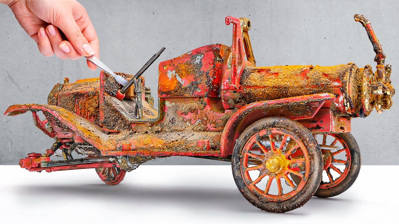 Restoration Abandoned Ford T 1924 | Fire Truck Customization and Rebuild