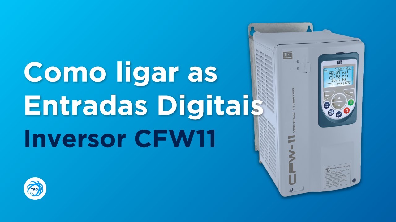 ▶️ Como ligar as entradas digitais do Inversor CFW11