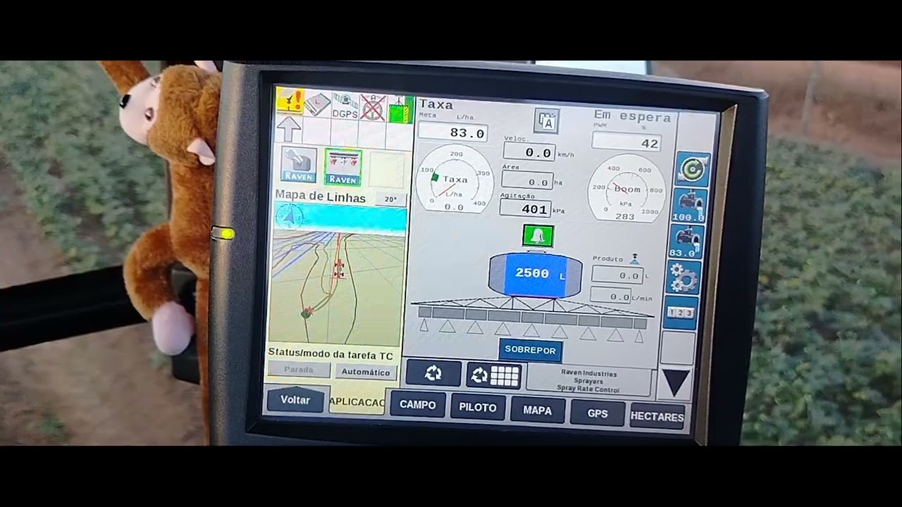 Iniciando aplicação case patriot 250