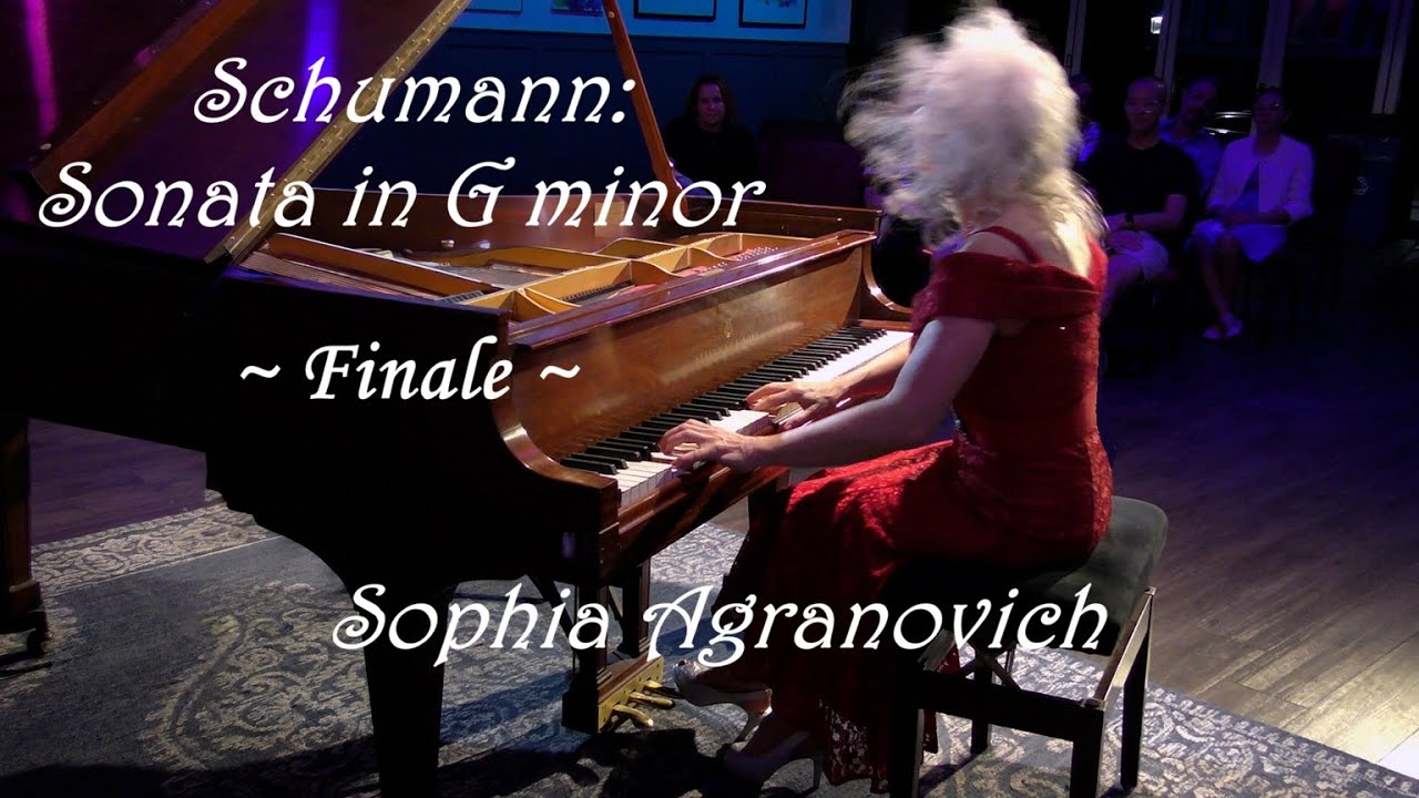Schumann: Finale of the Sonata No. 2 in G minor - Sophia Agranovich on the Tour