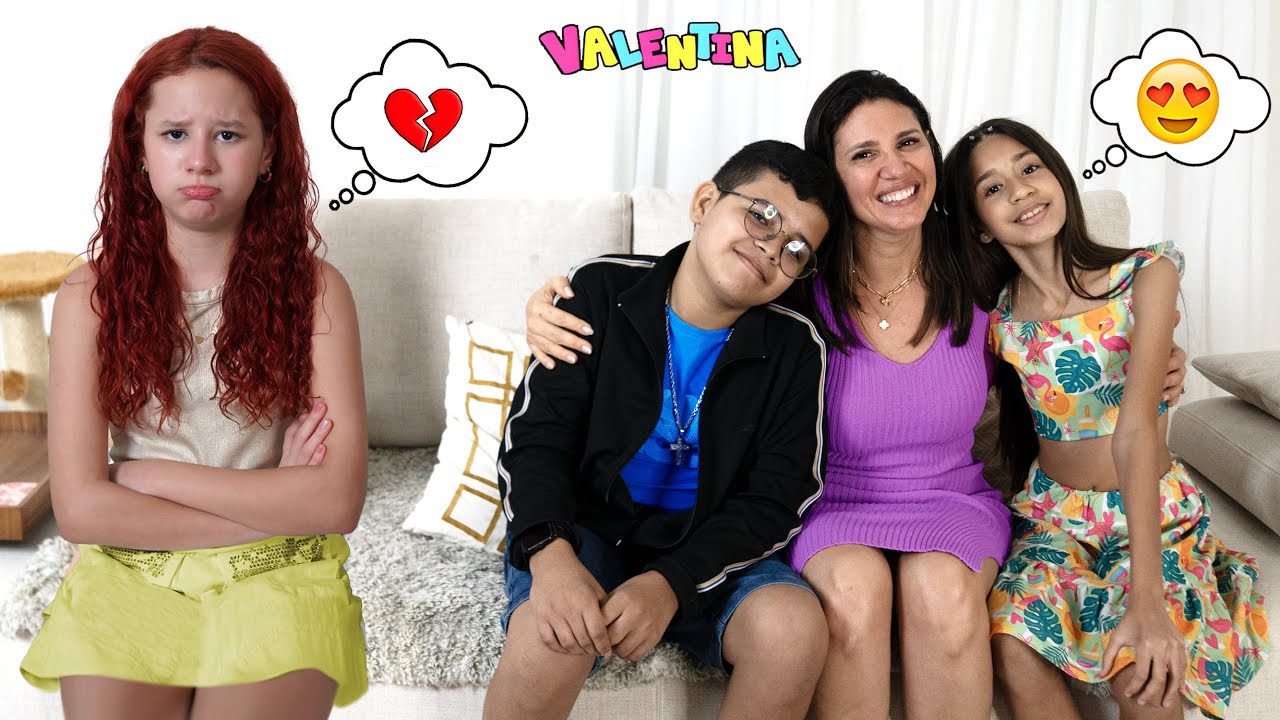 VALENTINA em uma HISTÓRIA ENGRAÇADA DOS NOVOS IRMÃOS