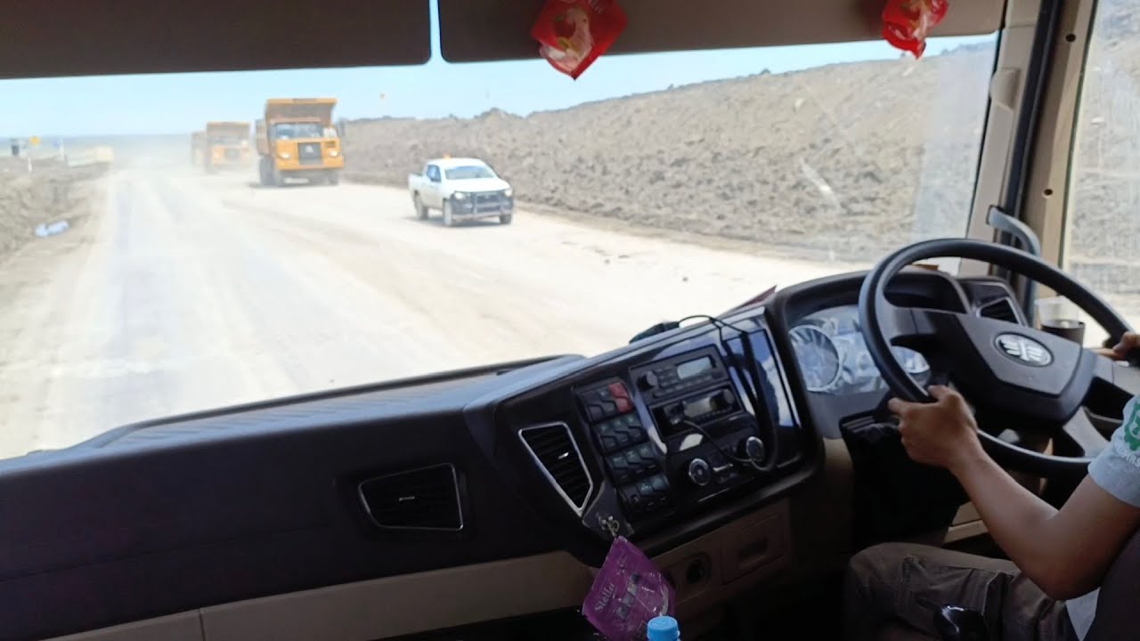 POV Driving Truck FAW 350 HP di pertambangan batubara