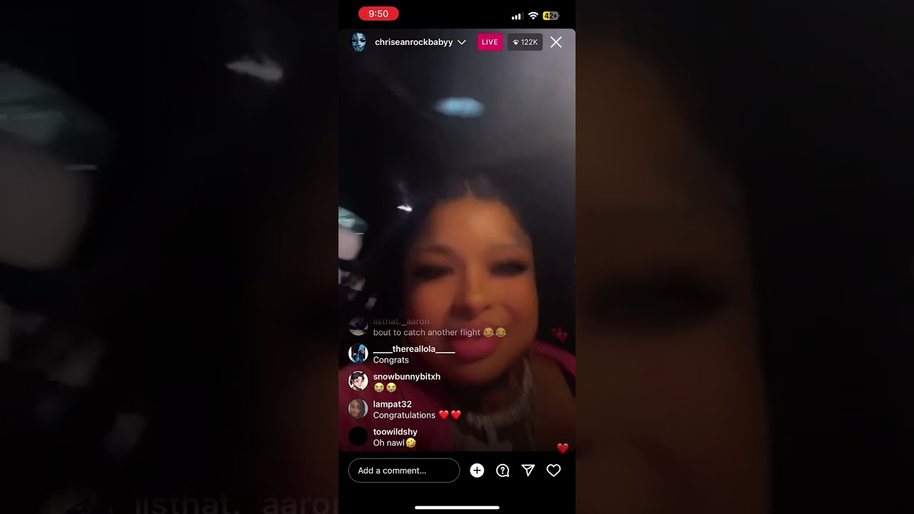 Chrisean Rock в прямом эфире IG Live рассказывает о беременности и расставании с Blueface