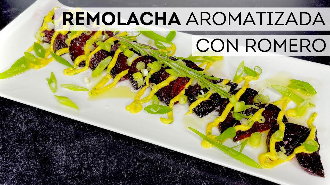 REMOLACHA AL HORNO AROMATIZADA CON ROSEMARY | saludable