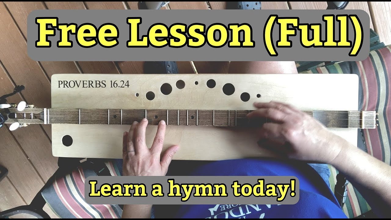 Free Dulcimer Lesson | Music Ministry | Amazing Grace - with chords also