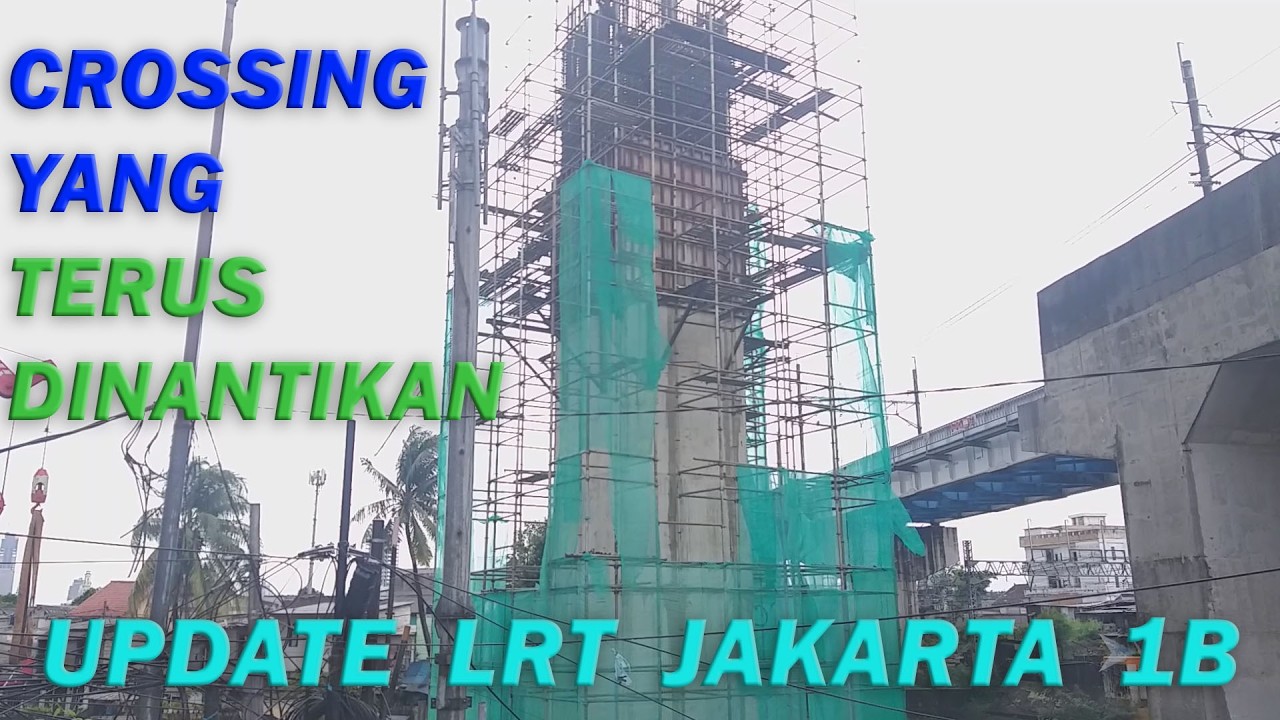 Progres LRT Jakarta 1B - Jumat, 6 Februari 2026 #lrtjakarta #lrt #keretaapi
