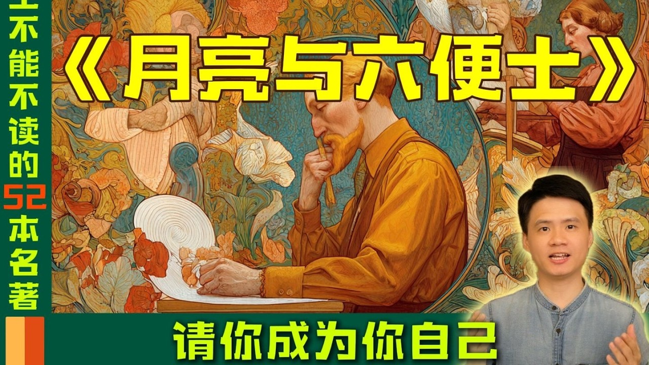 熬夜數晚、修改十餘次文稿、捨棄上千張插圖，為你深入剖析「人生必讀的世界名著」：《月亮與六便士》。