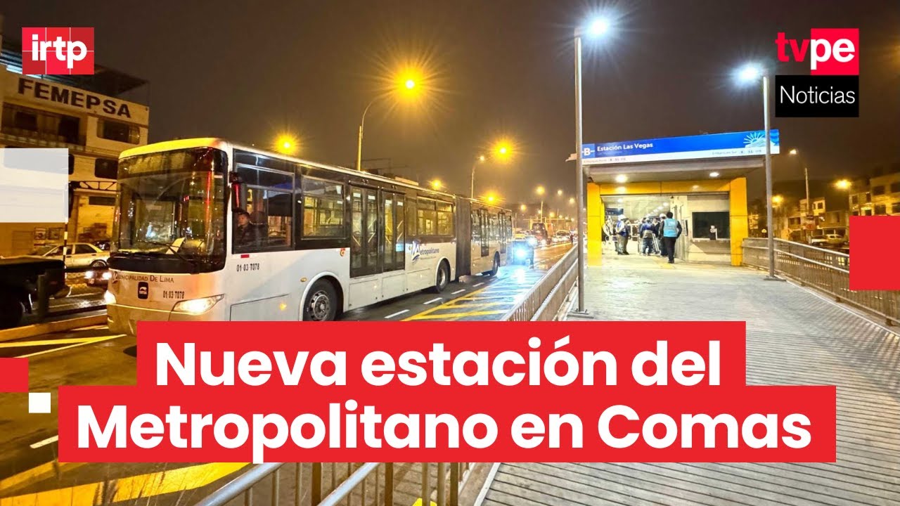 Metropolitano: presentan nueva estación en Comas que beneficiará a más de 4000 pasajeros