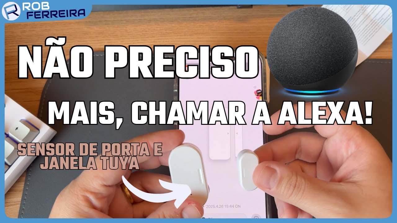 SENSOR DE PORTA + ALEXA: CRIEI A AUTOMAÇÃO MAIS INSANA DO ESCRITÓRIO! 🔥#smarthome #alexa