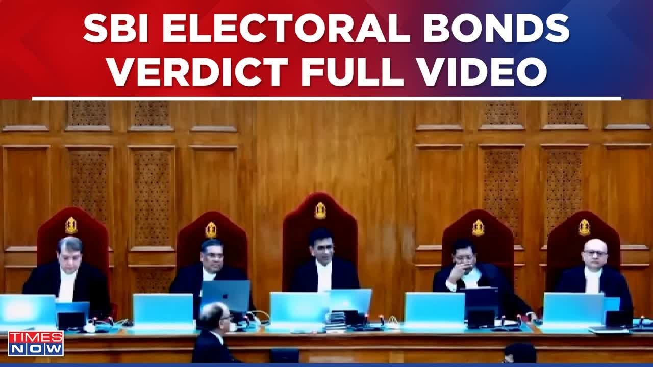 Delhi: Electoral Bonds Case Hearing in Supreme Court, CJI Orders SBI To Disclose The Details