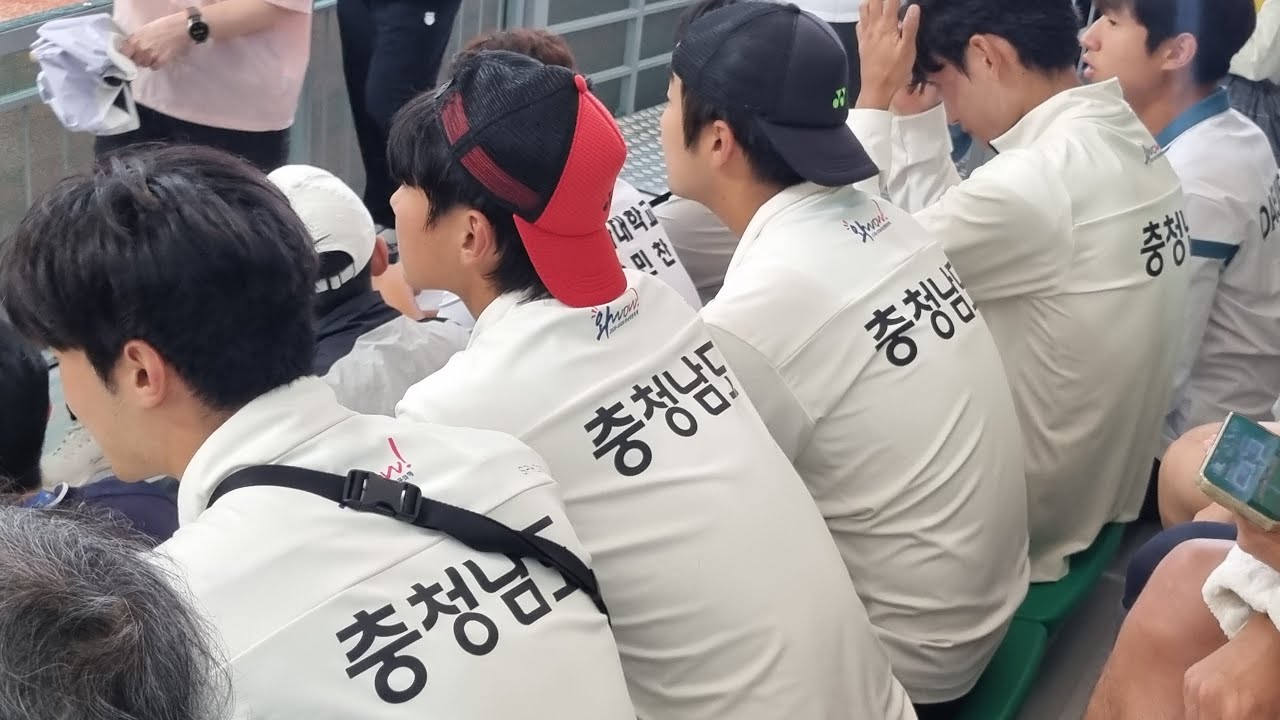 탄탄공주 소프트테니스 라이브 방송2025  161회 전국체전 대학부 단식충남(최재성vs대전ㆍ 진오혁)