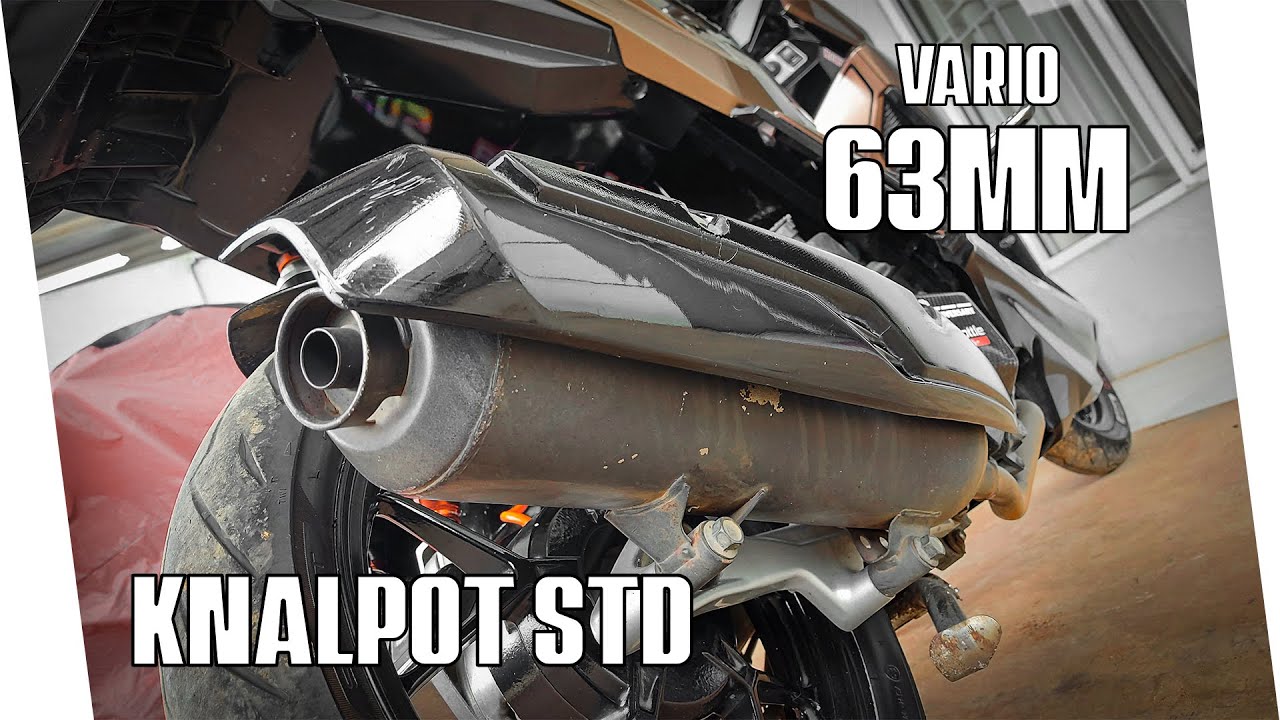 Edisi Iseng-Iseng Berhadiah | Nyobain Knalpot STD Di Vario 180cc - #MotovlogIndonesia
