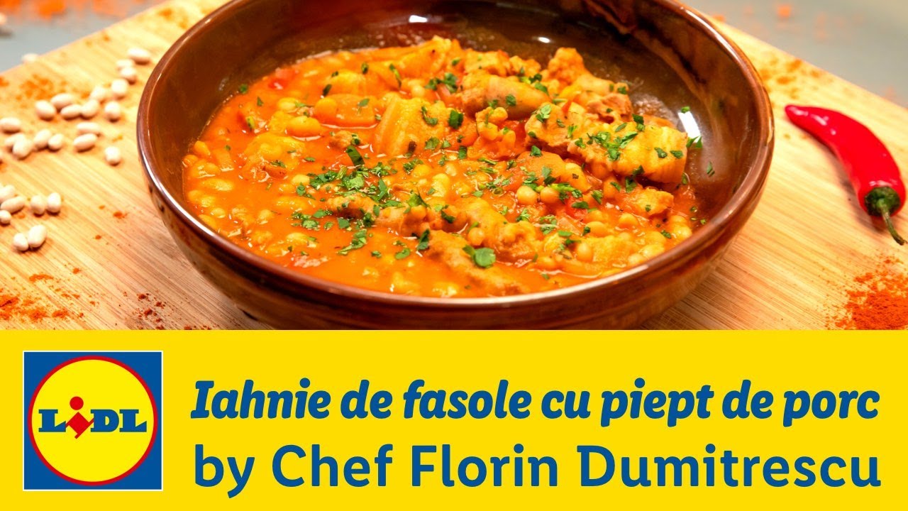 Iahnie de fasole cu piept de porc • Gateste cu Chef Florin Dumitrescu