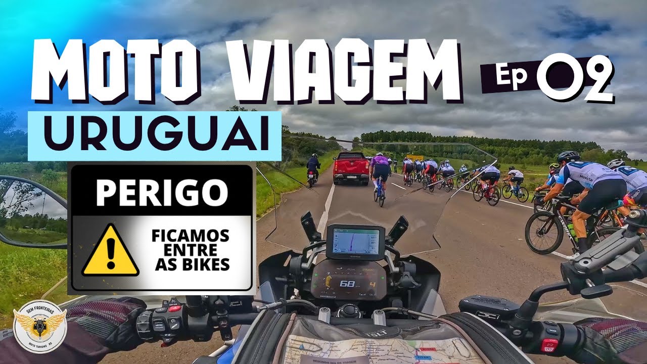 MOTO VIAGEM URUGUAI EP 02 | A entrada no Uruguai foi agitada. Mas logo a estrada se tornou só nossa.