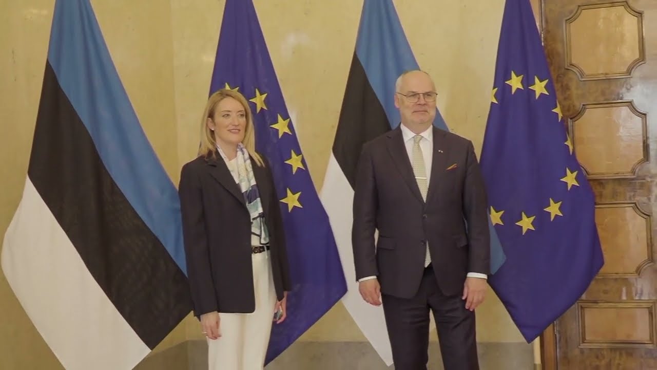 Ukraine towns look much like those elsewhere in Europe! Alar Karis EU debates with President Metsola