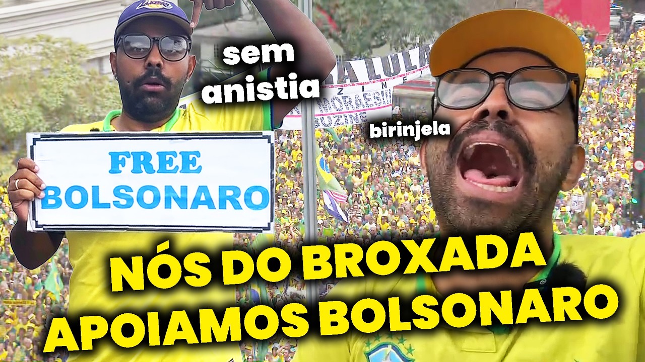 VINICIN CAUSANDO NA MANIFESTAÇÃO DO BOLSONARO