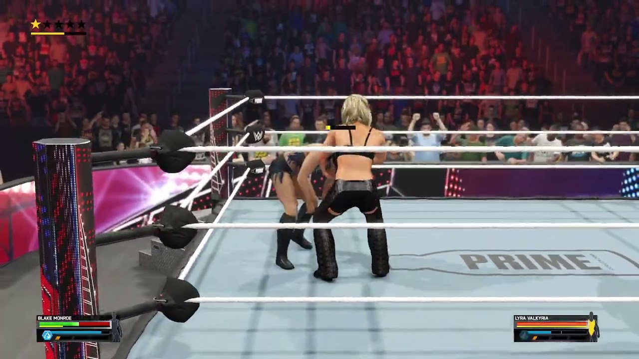 WWE 2K25 Блейк Монро против Лиры Валькирии