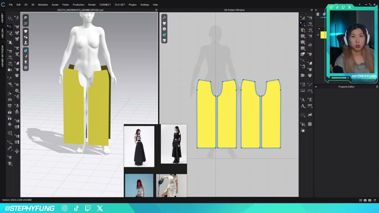 DESIGN WITH ME: Building in CLO with a Snow White theme