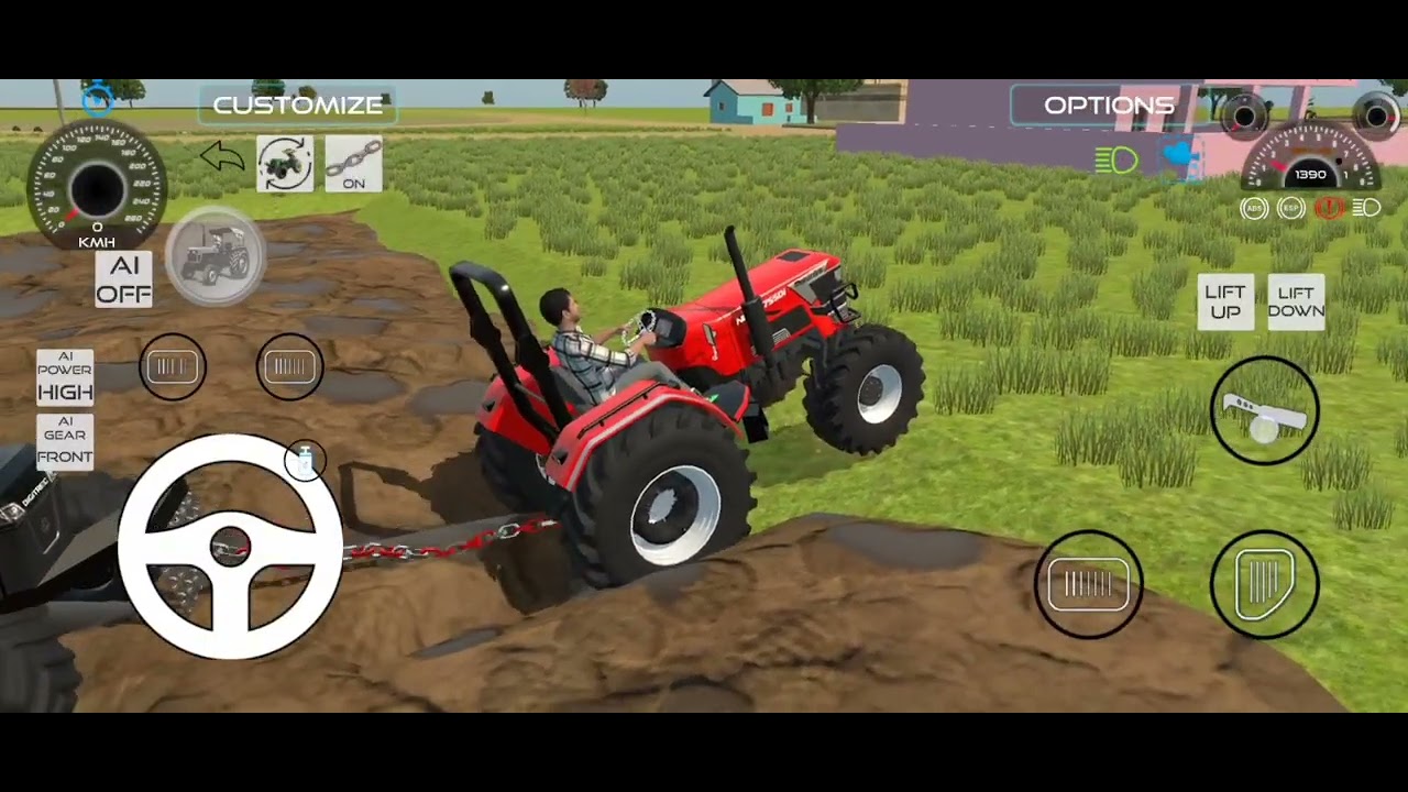 Indian game 🤟🤟 Swaraj and John Deere aur Mahindra 755