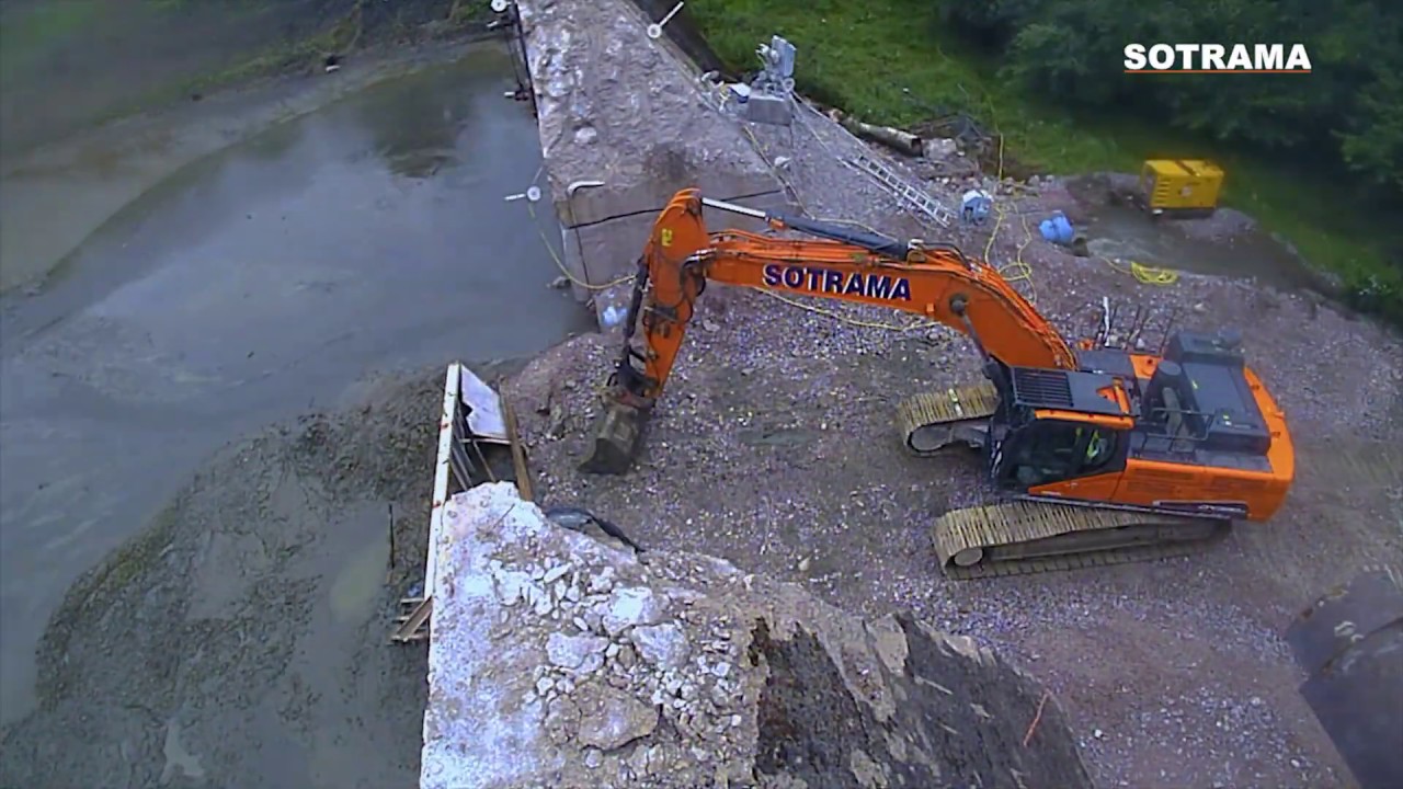 Timelapse "Démolition-déconstruction du Barrage de Fréhel (Côtes d'Armor)"