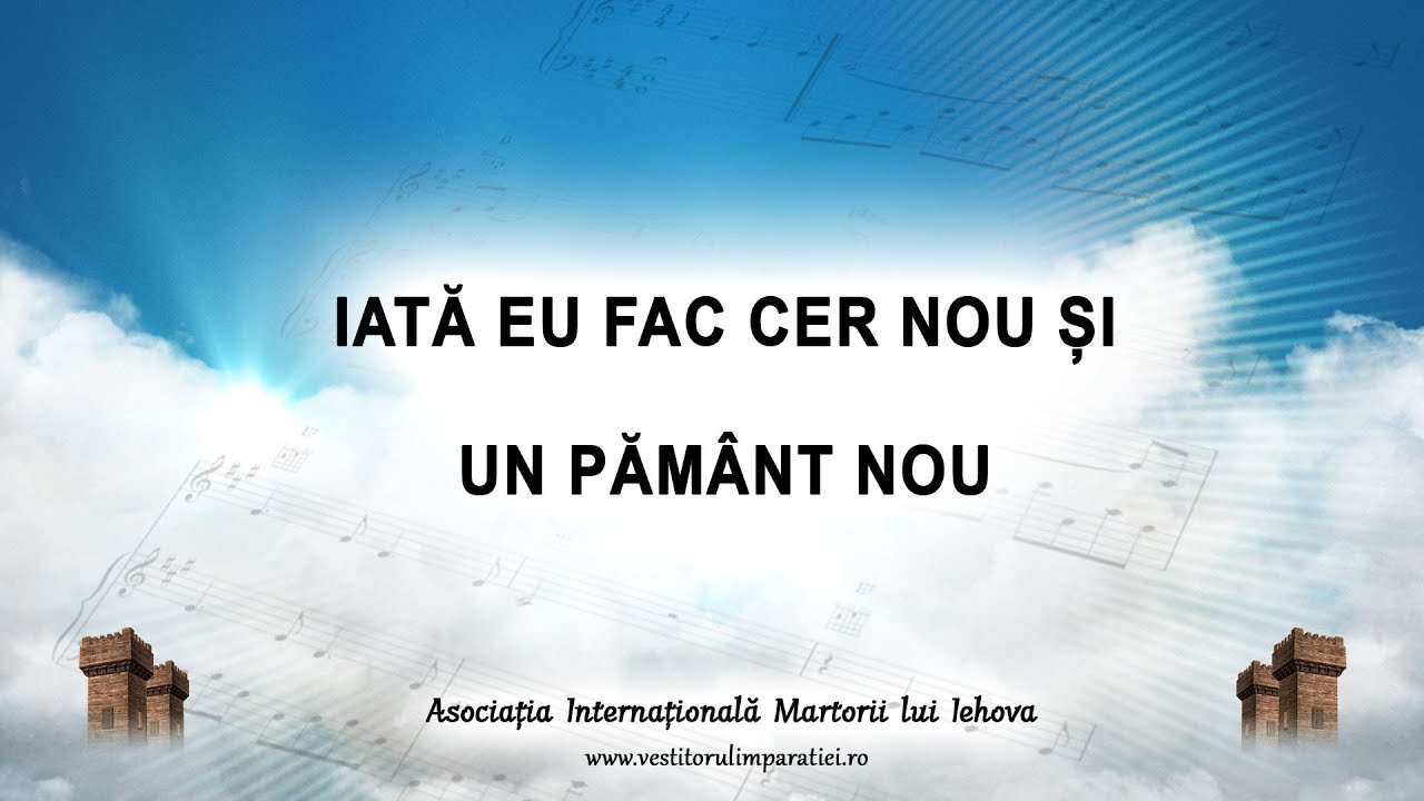 Iata Eu fac Cer Nou si un Pamant Nou!