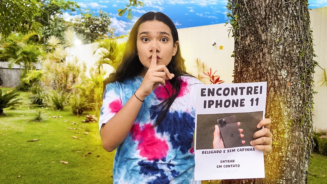 FINGI ENCONTRAR UM IPHONE 11 PARA VER QUANTOS MENTIROSOS LIGAM! - JULIANA BALTAR