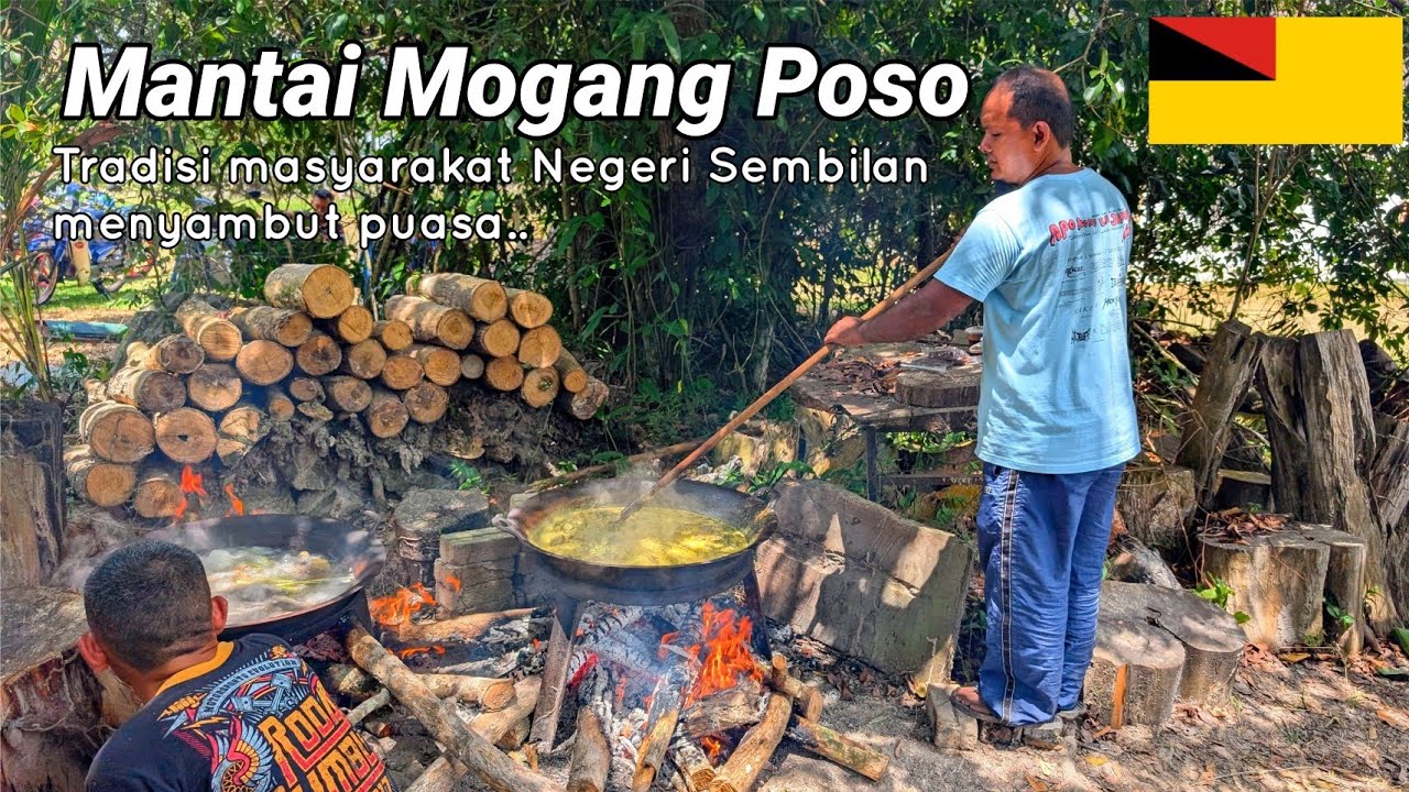Tradisi masyarakat N.Sembilan menyambut puasa. Mantai Mogang Poso 2026.