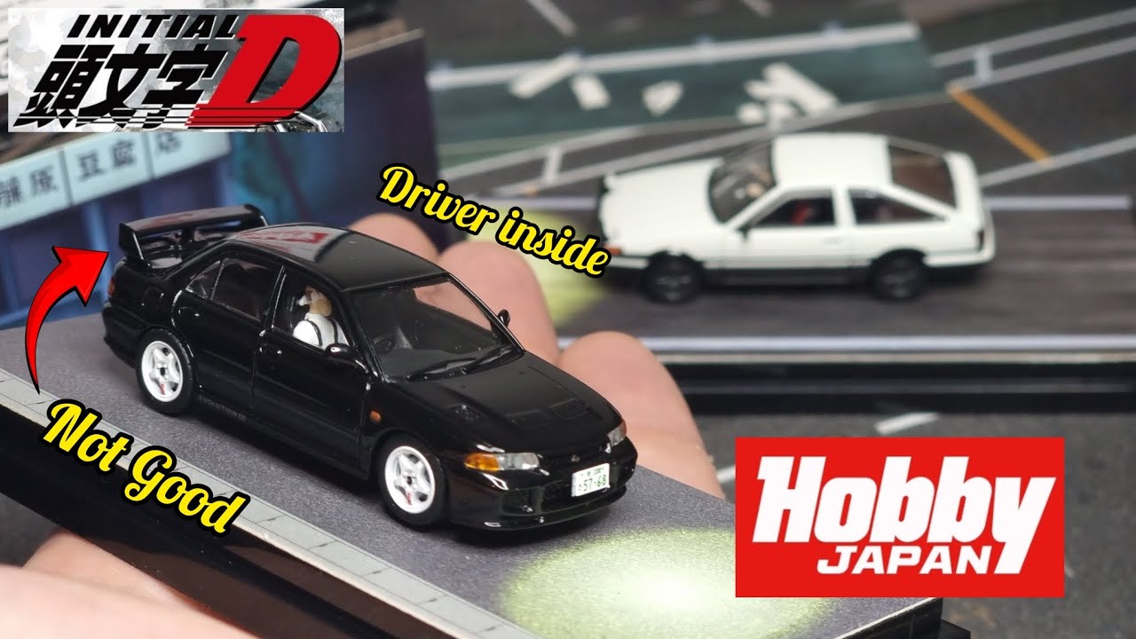 Hobby Japan Mitsubishi Lancer RS Evolution with driver. Any good? Unboxing Review! Diecast model!