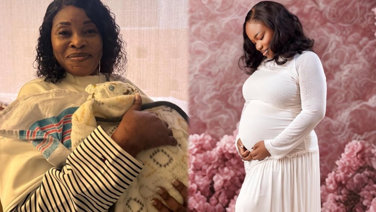 TOPE ALABI  IS THE LATEST GRANDMOTHER IN TOWN AS SHE WELCOMES GRANDCHILD.