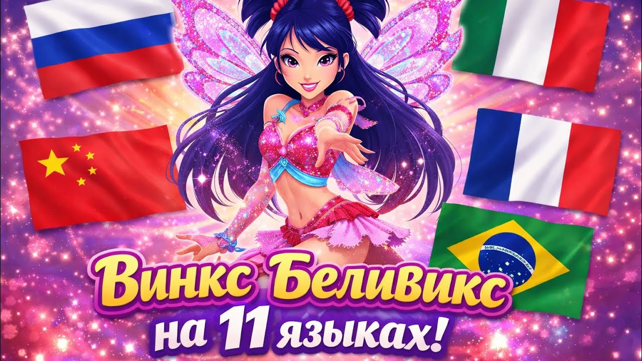 ВИНКС БЕЛИВИКС! || на 11 языках ||