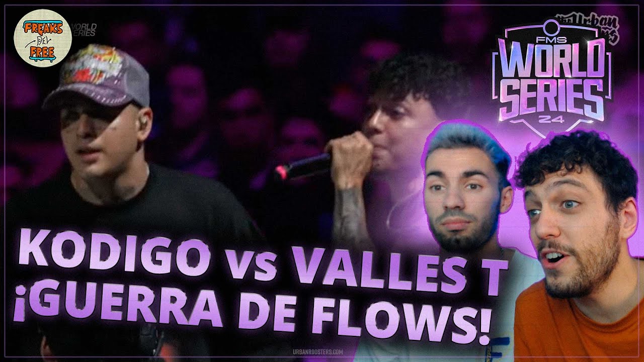 ¡KODIGO vs VALLES T! 🤩🤩 ¡GUERRA DE FLOWS!  - FMS WORLD SERIES J3