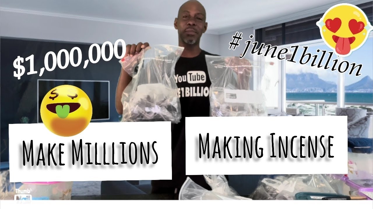 June1billion Shows How to Make Millions Making and Selling Incense Homemade @June1billion