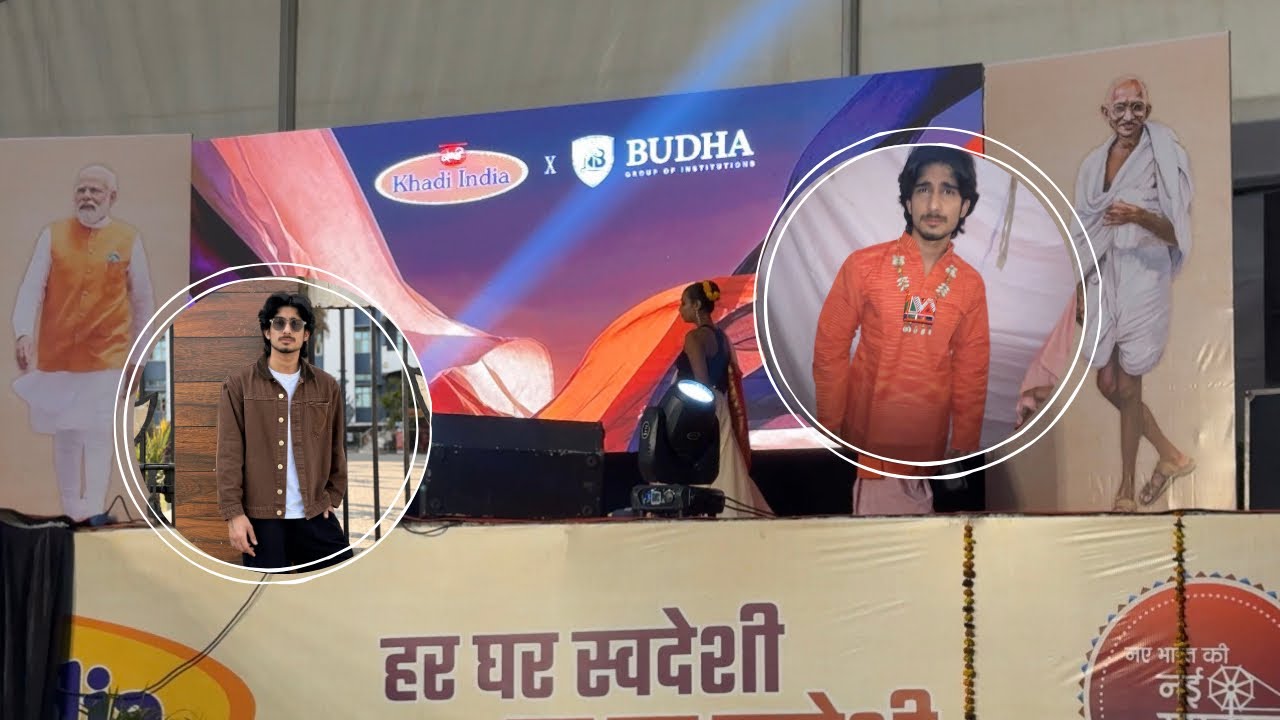 A day in my life as a runway model 😍✨ | Walking the stage for @kvicindia  🇮🇳🔥