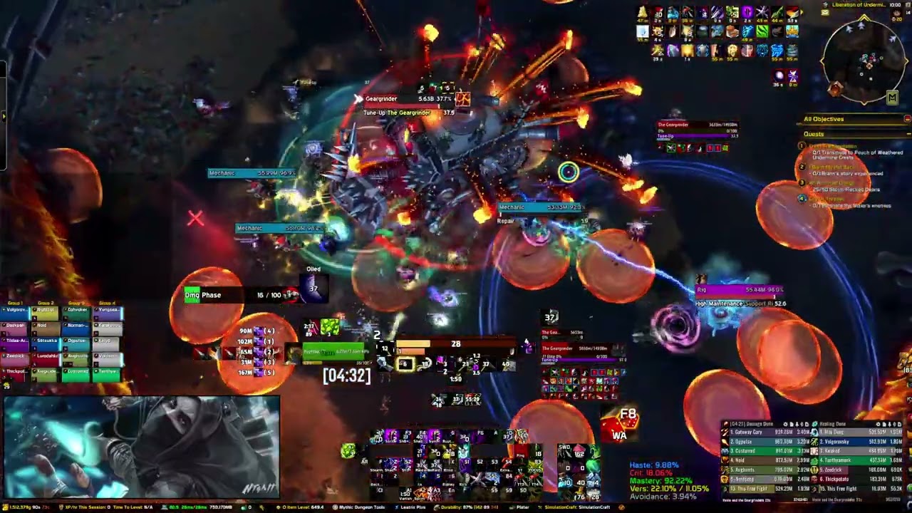 Hollowed - Mythic Vexie and the Geargrinders - First Kill - Sub Rogue PoV