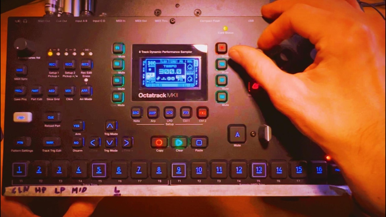 Octatrack + DFAM hardware jam | Drunken Journey Through Unknown Dimensions