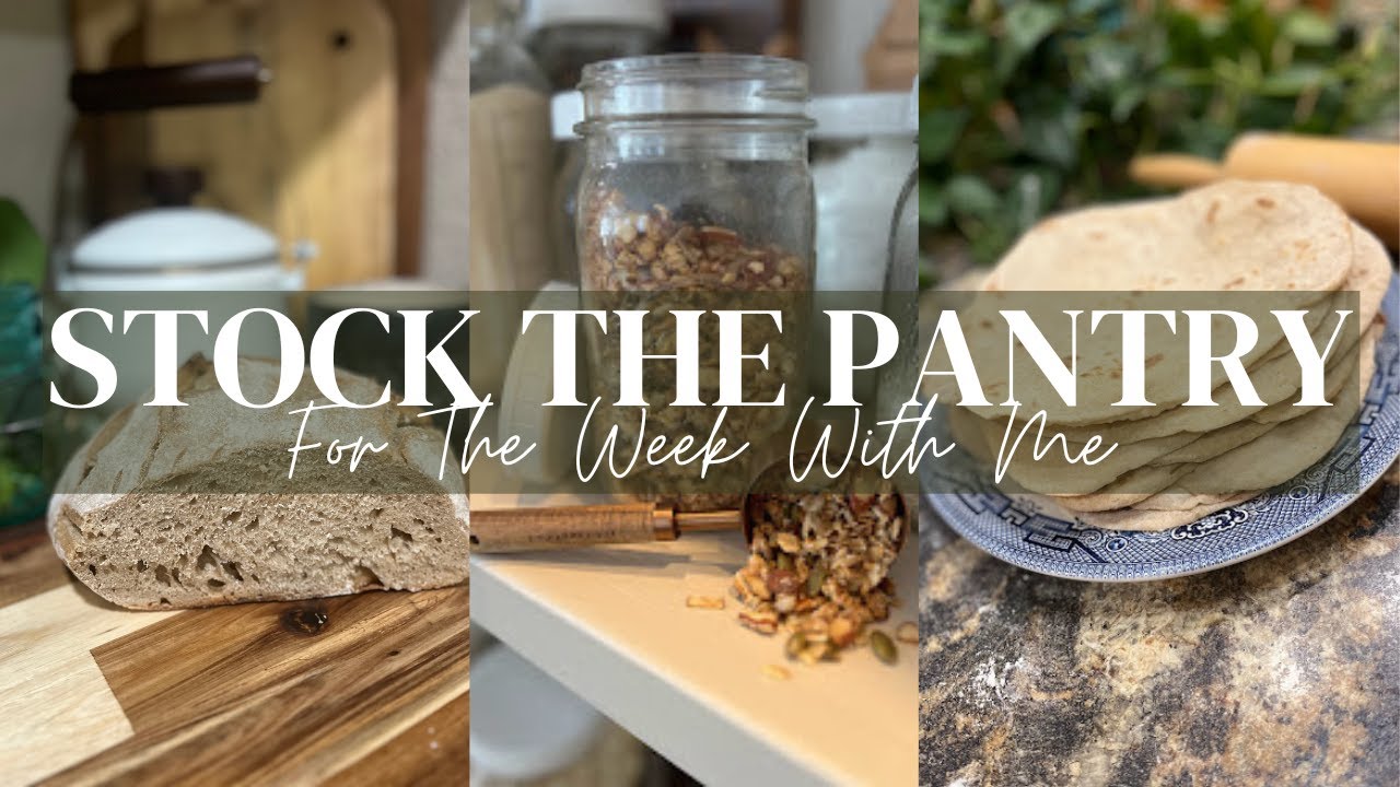 Foods I BAKE Every WEEK In My KITCHEN | Granola | Tortillas | SOURDOUGH Bread