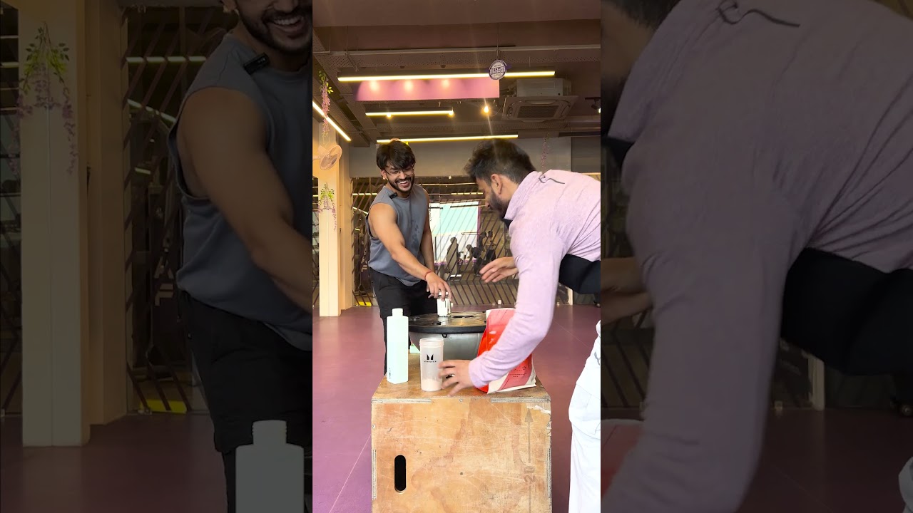 Flip the Bottle for Protine Challenge 💥 | Loser Does 3 Burpees 😈 