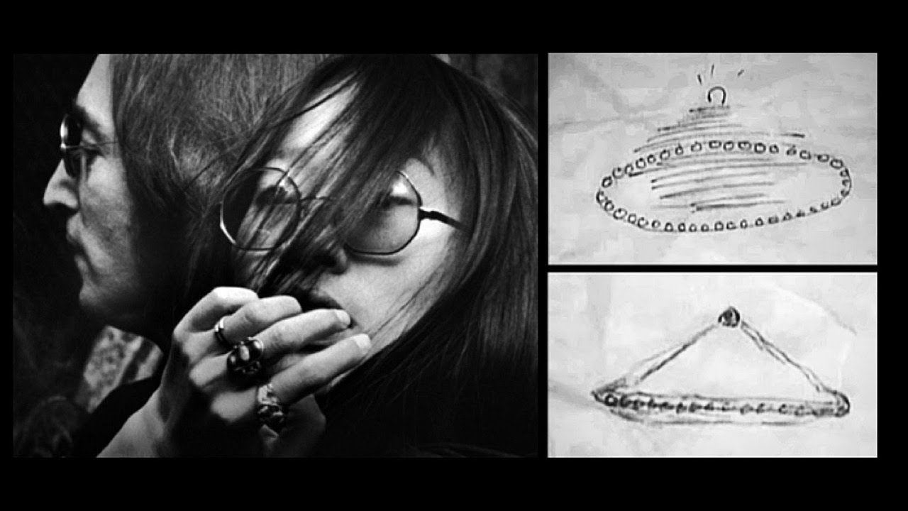 John Lennon & then girlfriend May Pang talk witnessing a UFO from their New York apartment in 1974