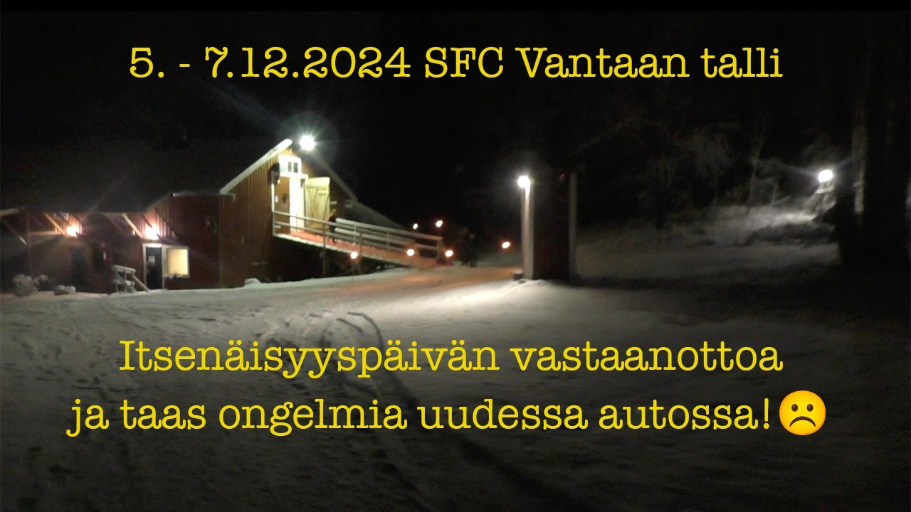 SFC Vantaan talli, itsenäisyyspäivä ja ongelmia!