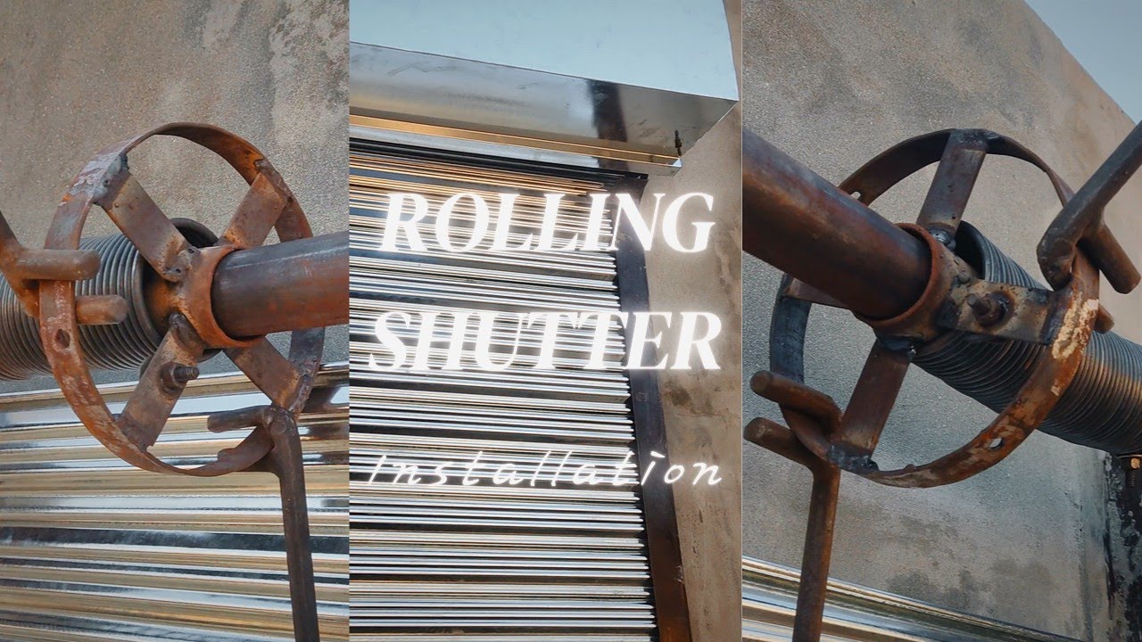 How To Install Rolling shutter | Dukaan Ka Shutter Kaise Lagate Hain  | Shop Shutter | Diy
