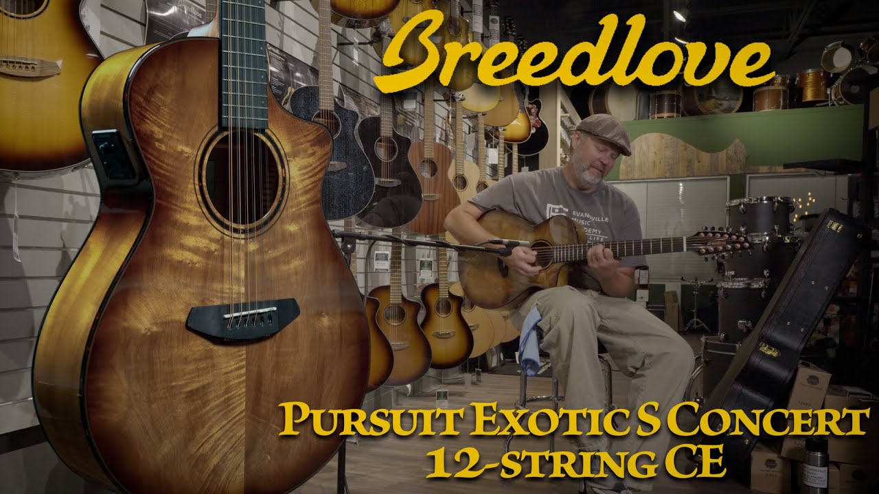 Breedlove Pursuit Exotic S Concert 12-String | Amber