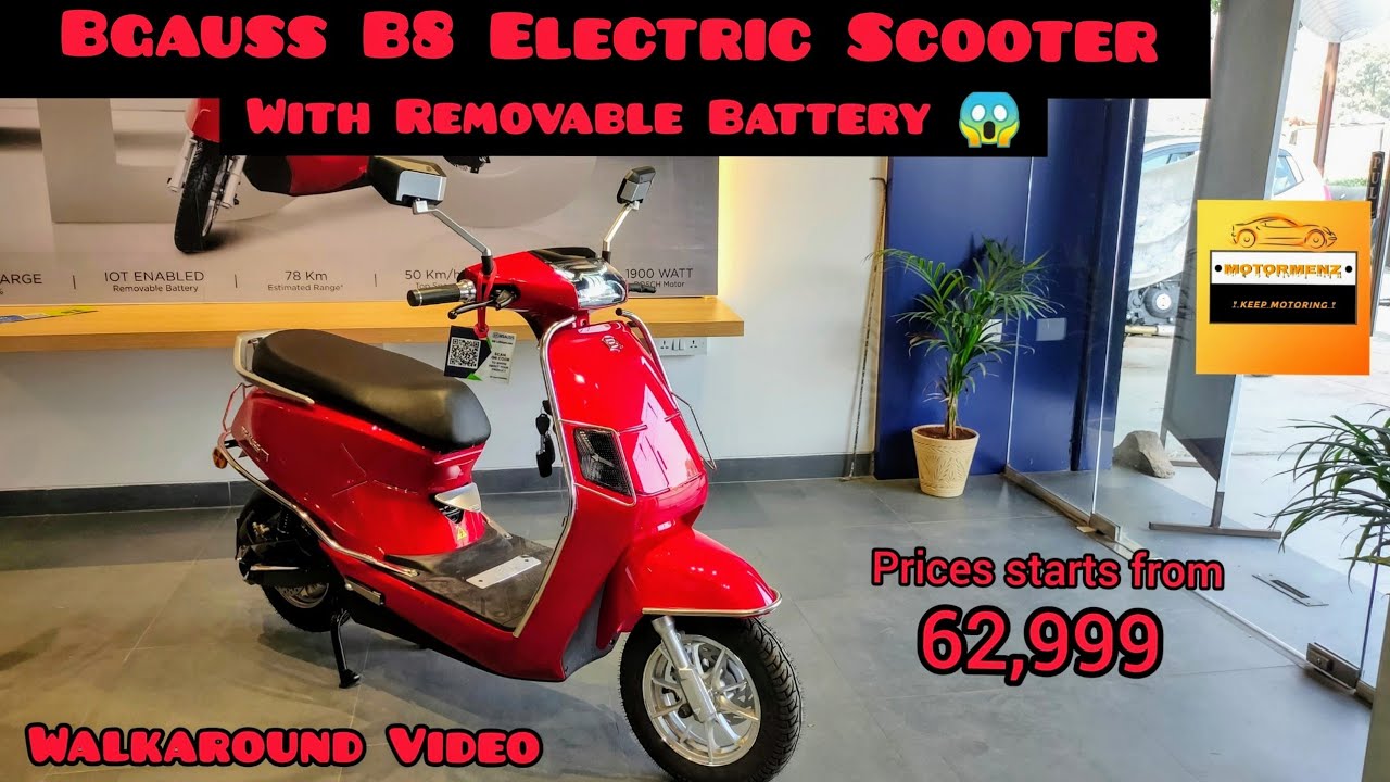 2020 Bgauss B8 Electric Scooter Walkaround Video