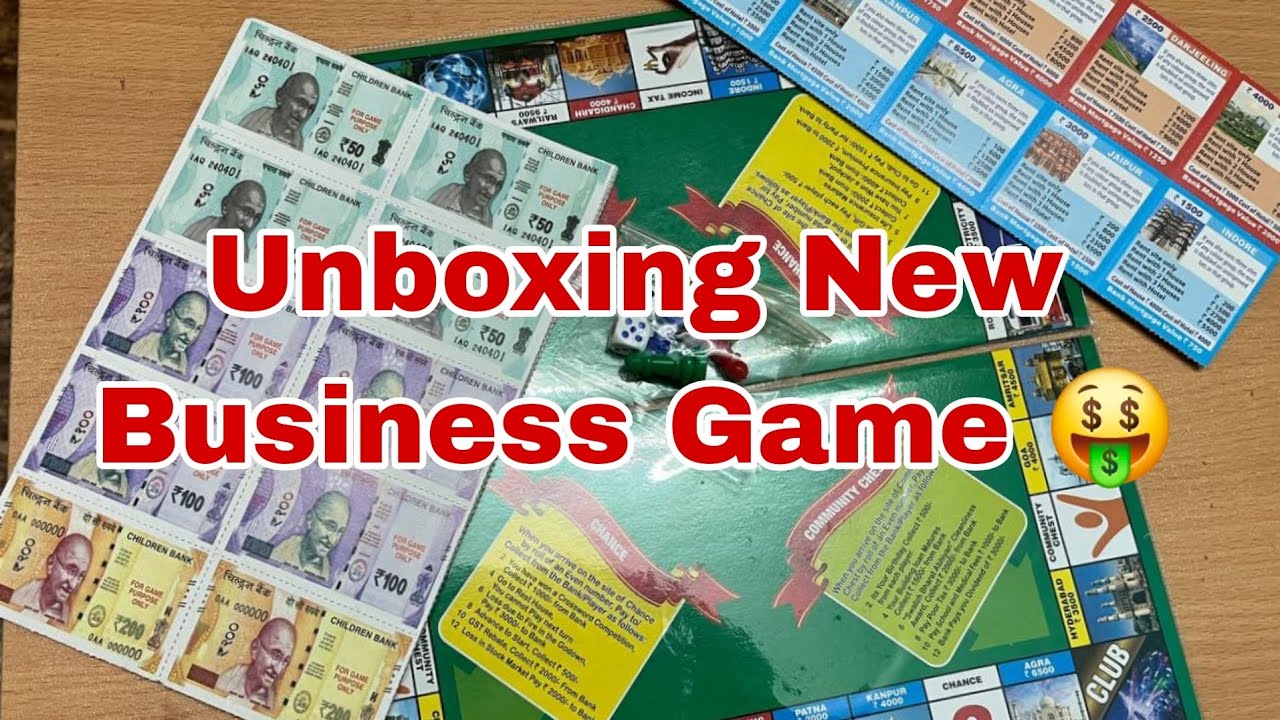 unboxing New Business Game .exploring Business Game . indoor games in tamil.  board games.