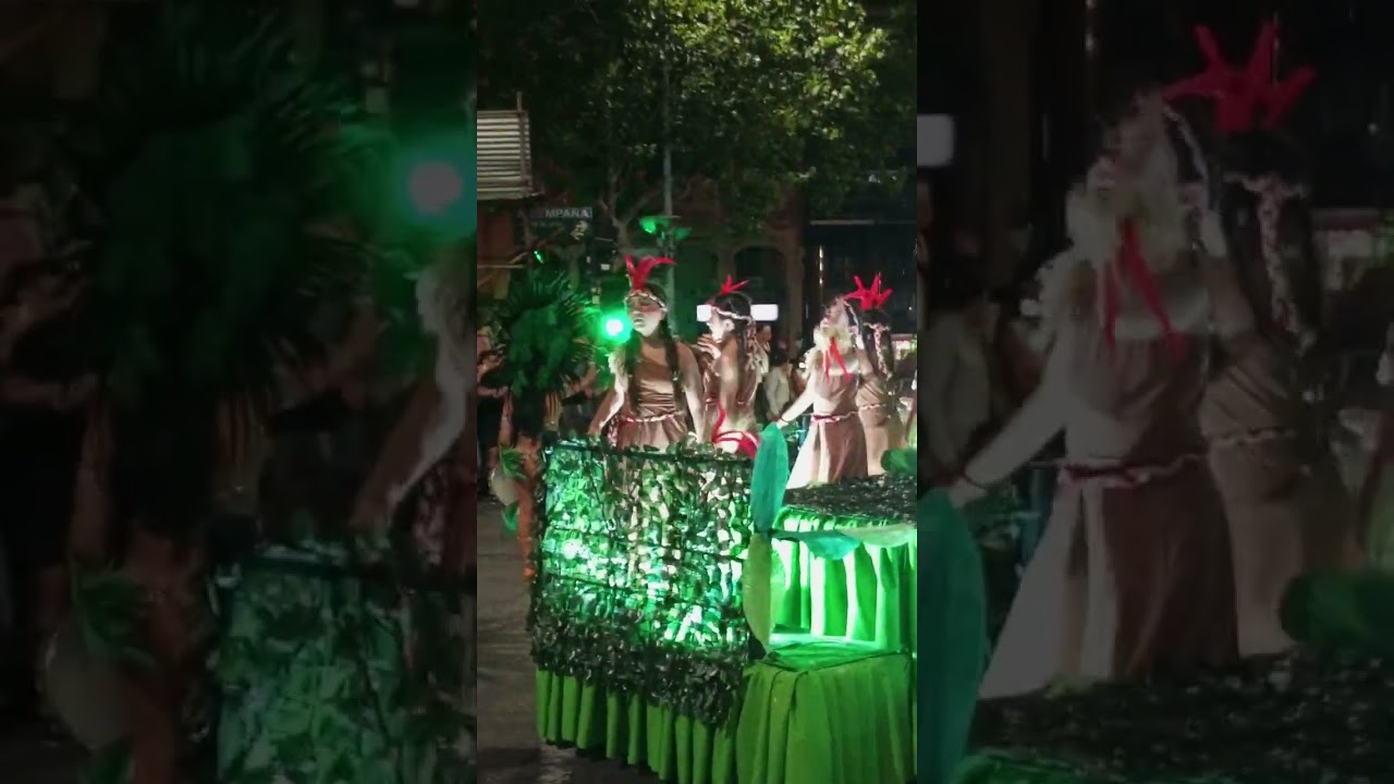 Desfile de la escuela de zamba en Montevideo 2026