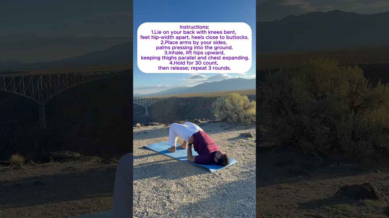Day 5: Setubandhasana for Sciatica Relief | Bridge Pose Yoga for Back Pain & Better Posture