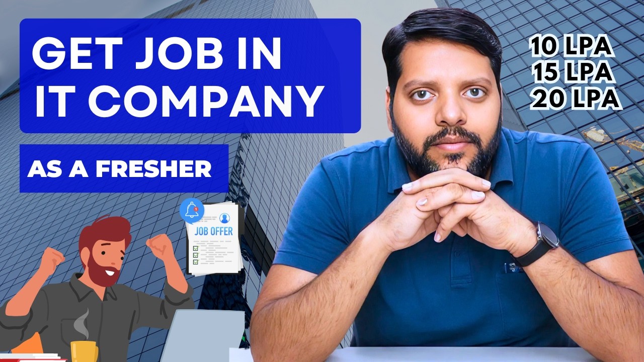 How to Get a Job in an IT Company as a Fresher | Complete Roadmap 2025