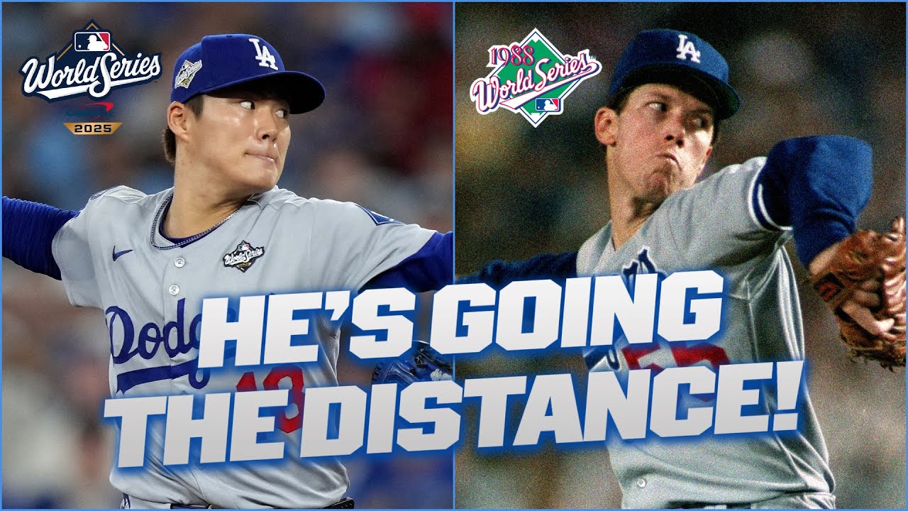 Yoshinobu Yamamoto channels Orel Hershiser! (1st L.A. P with b2b playoff CG's since '88) | 山本由伸ハイライト
