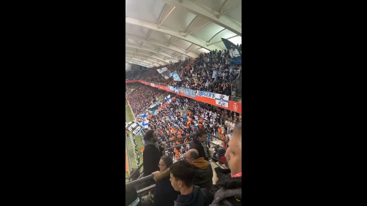 REIMS - OM / PARCAGE OM EN FEU