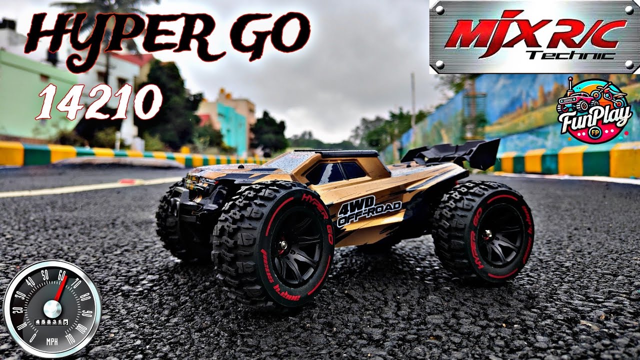 All Time Beast Tough Durable & Budget Rc Truggy MJX Hyper Go 14210 V2 Unboxing/Test Drive Speed 55+