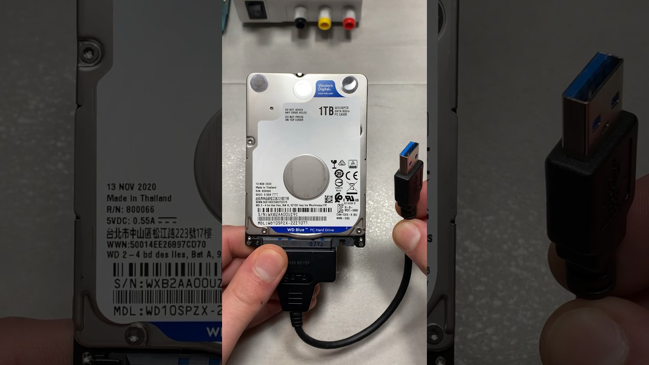 DIY External Hard Drive #electronics #technology #shorts